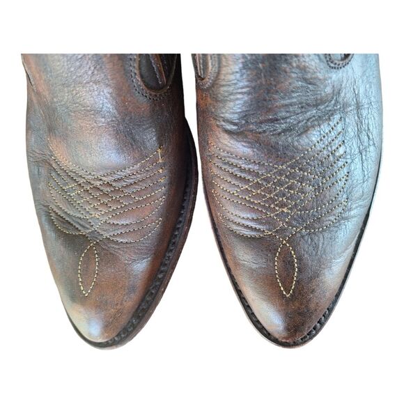 FRYE Women's Billy Shootie Western Boot Oiled Vintage Leather women's 7.5 Mexico - Picture 15 of 15